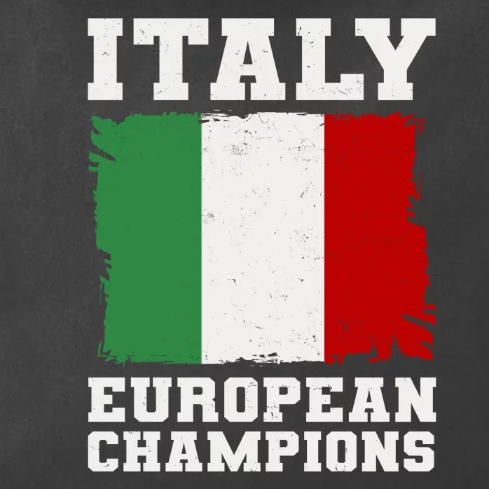 Italy Europeon Champions Distressed Flag Zip Tote Bag