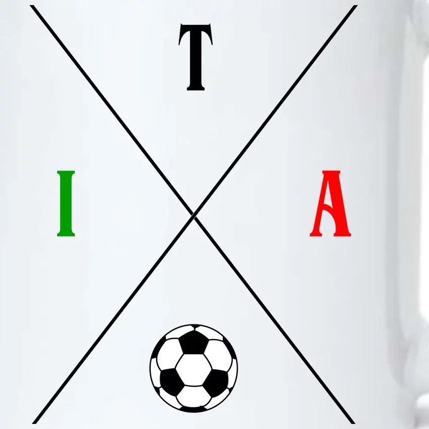 Italy ITA Soccer Black Color Changing Mug