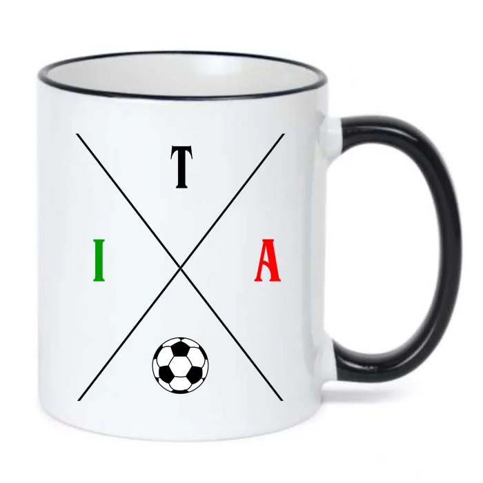 Italy ITA Soccer Black Color Changing Mug