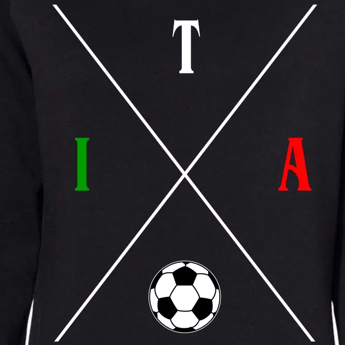 Italy ITA Soccer Womens California Wash Sweatshirt