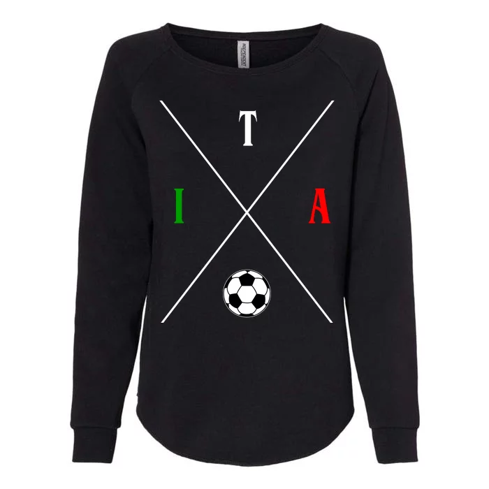 Italy ITA Soccer Womens California Wash Sweatshirt