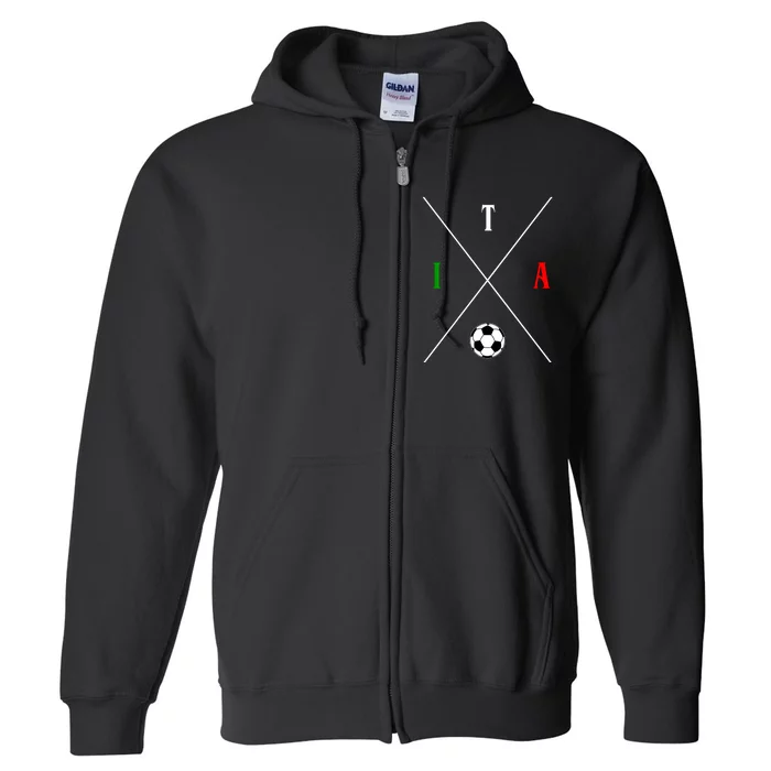 Italy ITA Soccer Full Zip Hoodie