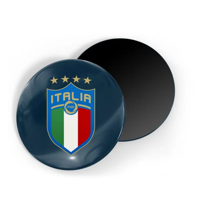 Italy Italia Football Soccer Shield Logo Magnet