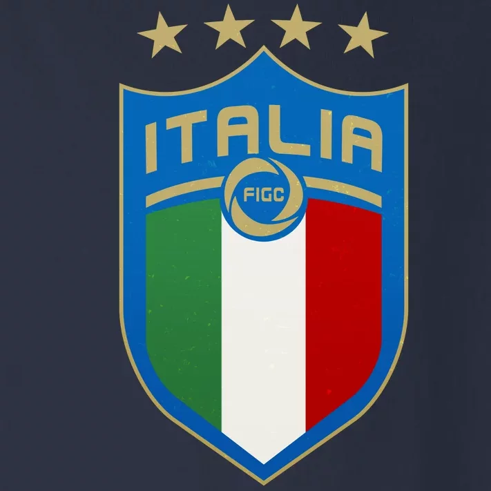 Italy Italia Football Soccer Shield Logo Toddler Long Sleeve Shirt