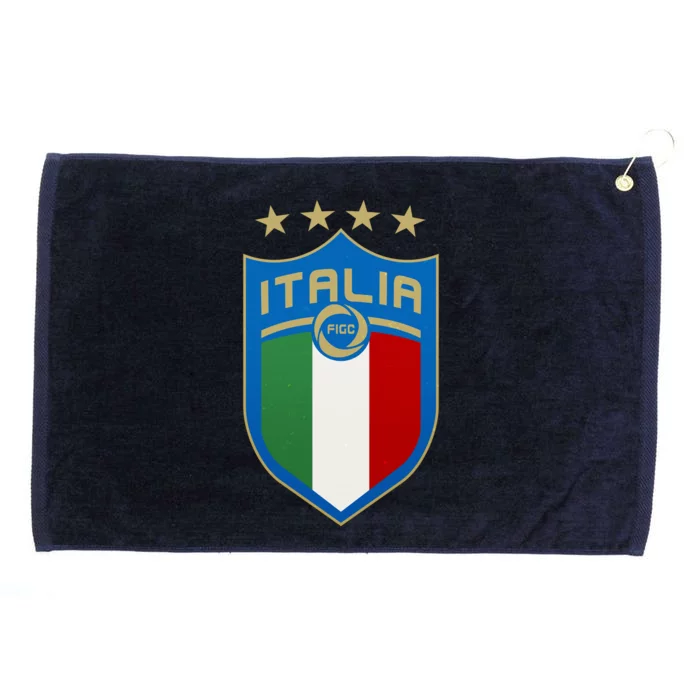 Italy Italia Football Soccer Shield Logo Grommeted Golf Towel