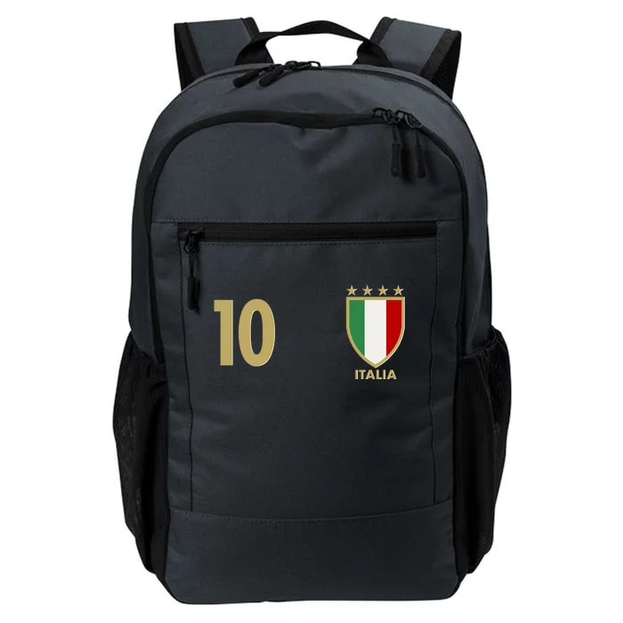 Italy Italia No 10 Futbol Soccer Jersey Daily Commute Backpack