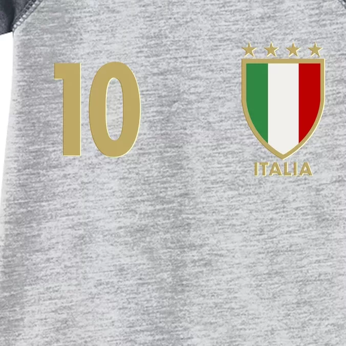 Italy Italia No 10 Futbol Soccer Jersey Infant Baby Jersey Bodysuit