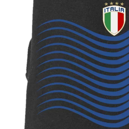 Italy Italia Soccer Futbol Jersey Wave Doggie 3-End Fleece Hoodie