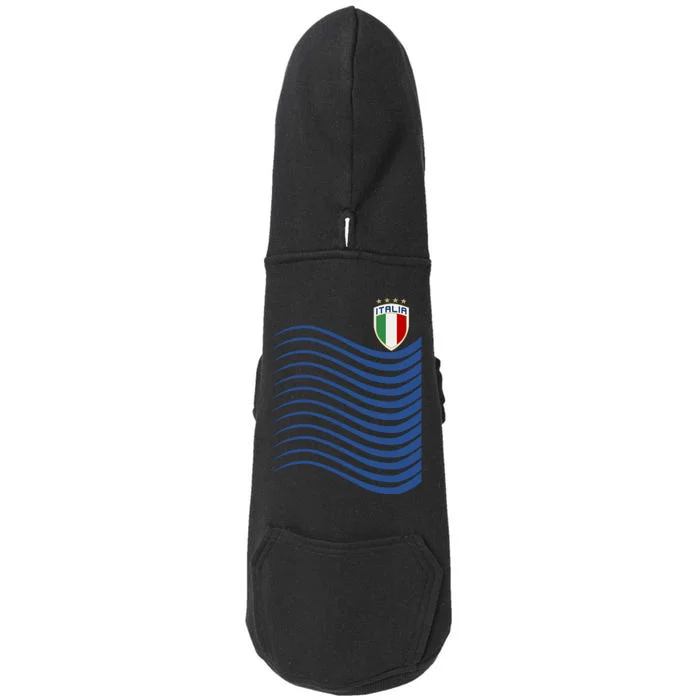 Italy Italia Soccer Futbol Jersey Wave Doggie 3-End Fleece Hoodie