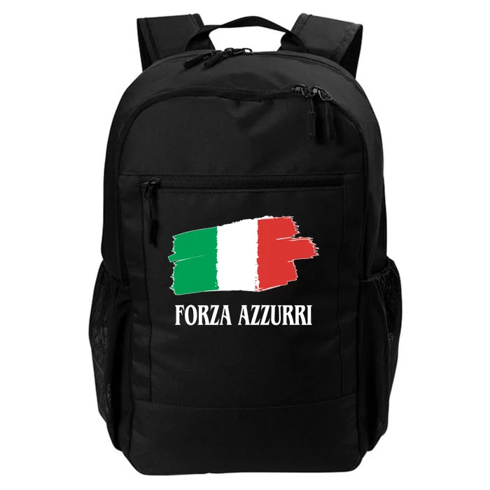 Italy Soccer Azzurro Forza Italia Team Flag Daily Commute Backpack