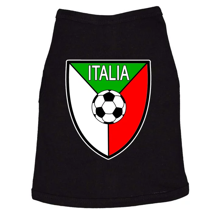 Italy Soccer Flag Emblem Italia Doggie Tank