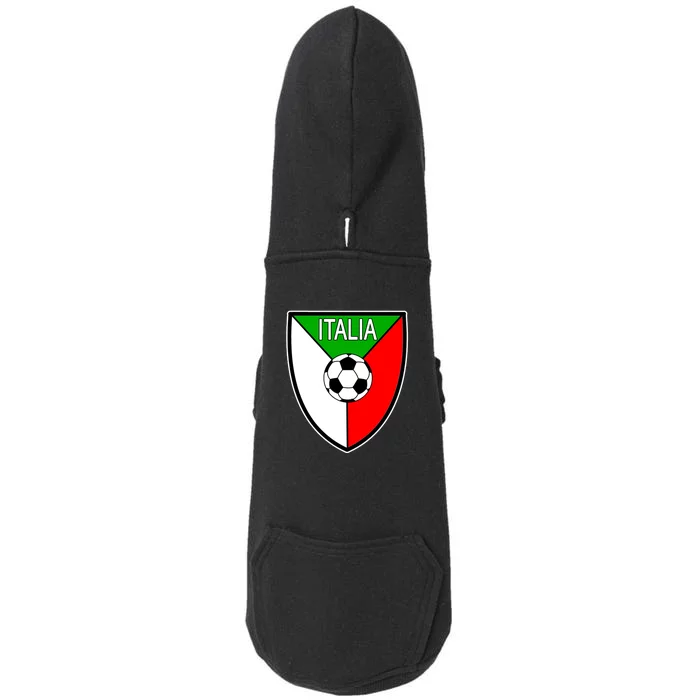 Italy Soccer Flag Emblem Italia Doggie 3-End Fleece Hoodie