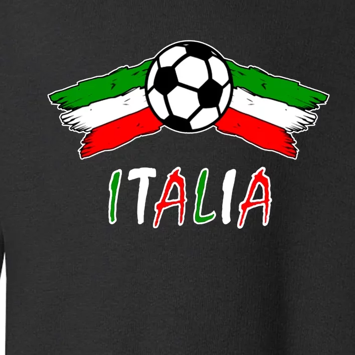 Italy Soccer Flag Italia Champs Toddler Sweatshirt