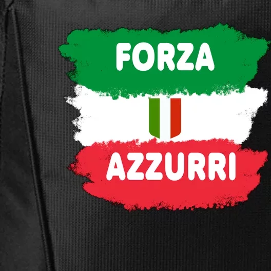 Italy Soccer Football Azzurri Forza Italia City Backpack