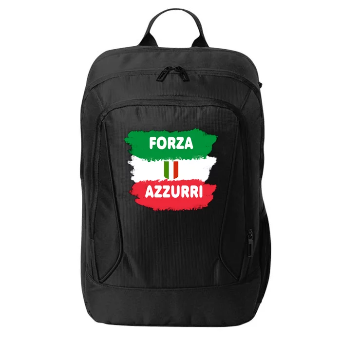 Italy Soccer Football Azzurri Forza Italia City Backpack