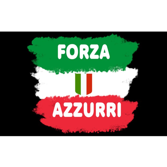 Italy Soccer Football Azzurri Forza Italia Bumper Sticker