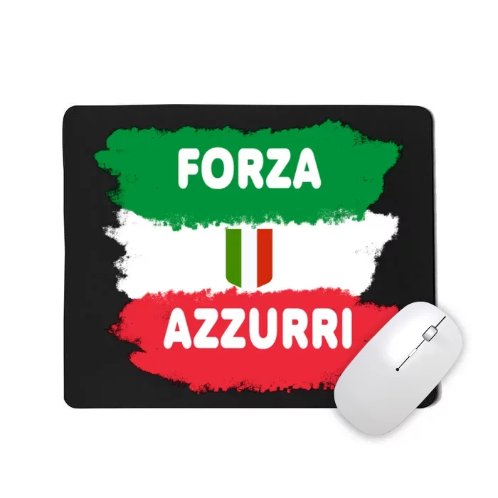 Italy Soccer Football Azzurri Forza Italia Mousepad