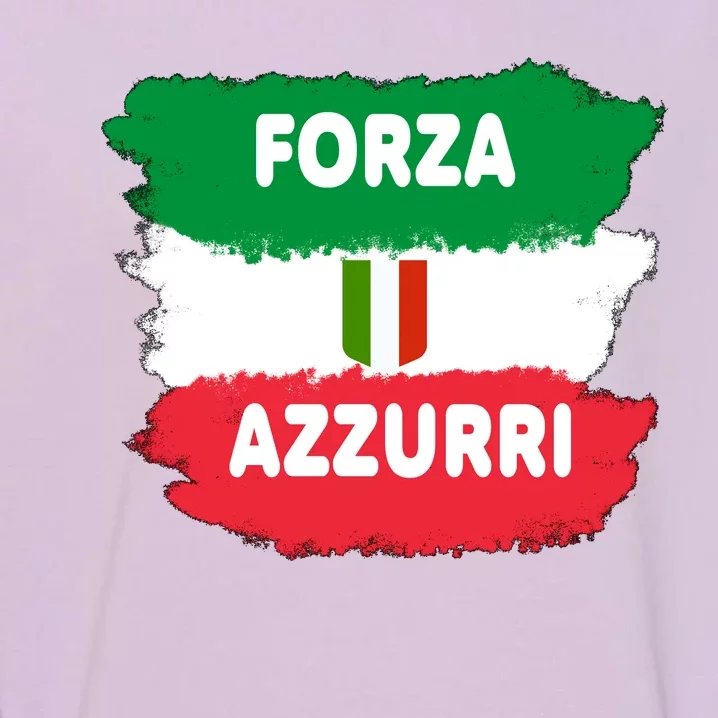 Italy Soccer Football Azzurri Forza Italia Garment-Dyed Sweatshirt