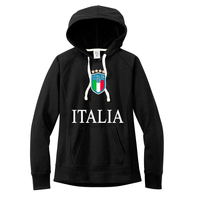 Italy Soccer Jersey Euros Italia Women's Fleece Hoodie