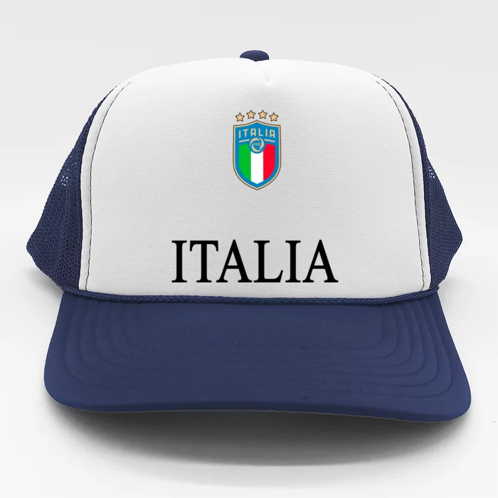 Italy Soccer Jersey Euros Italia Trucker Hat