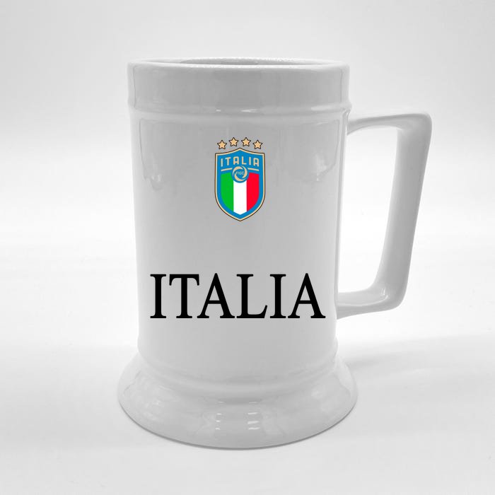 Italy Soccer Jersey Euros Italia Front & Back Beer Stein