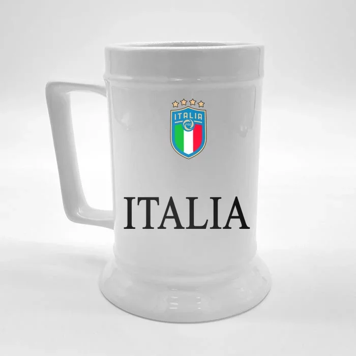 Italy Soccer Jersey Euros Italia Front & Back Beer Stein