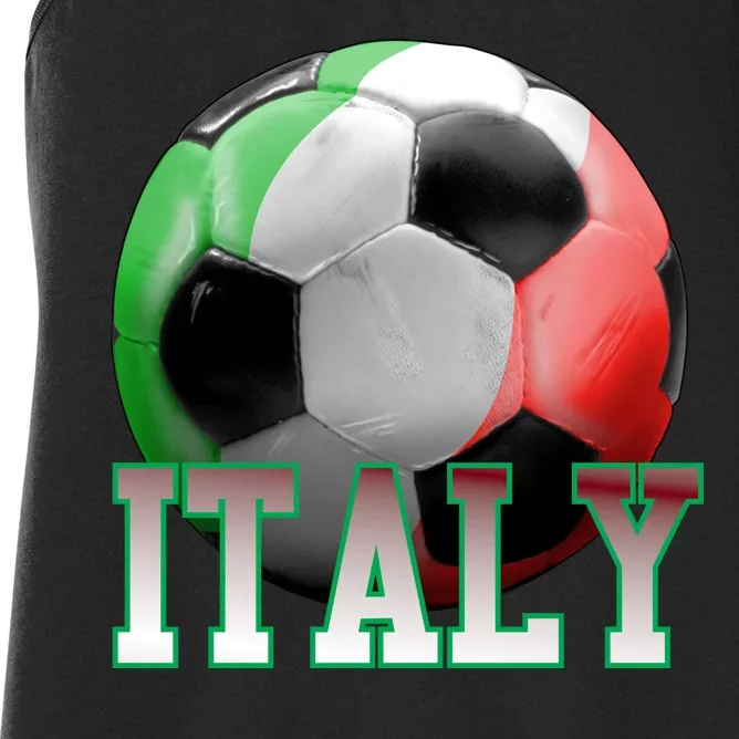 Italy Soccer Logo Women's Racerback Tank