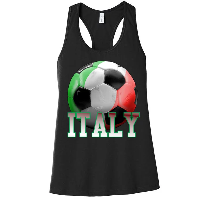 Italy Soccer Logo Women's Racerback Tank