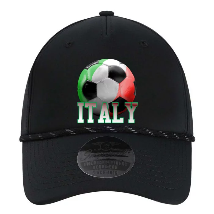 Italy Soccer Logo Performance The Dyno Cap