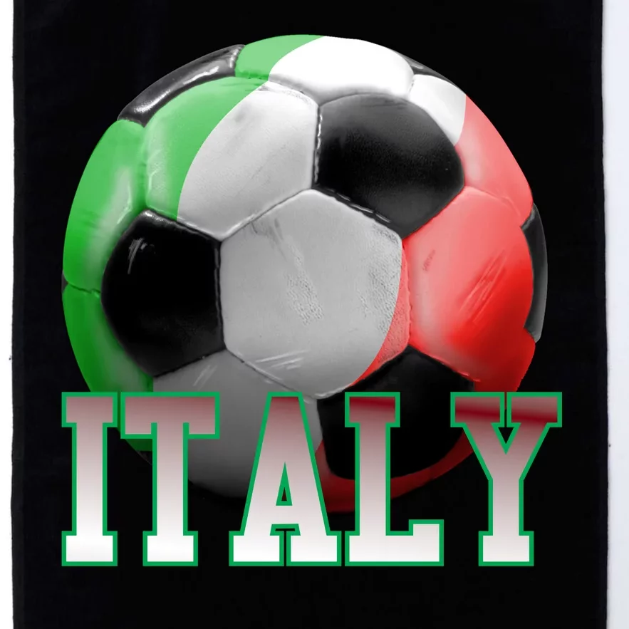 Italy Soccer Logo Platinum Collection Golf Towel