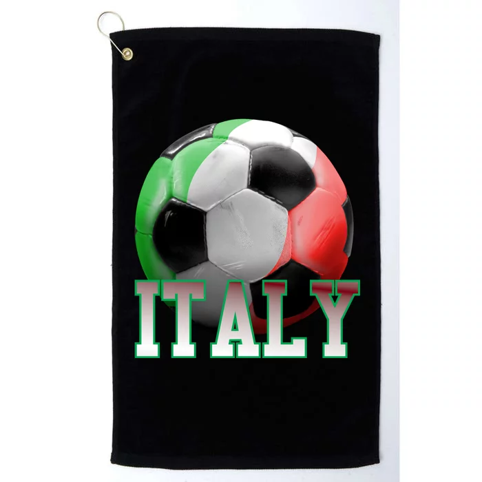 Italy Soccer Logo Platinum Collection Golf Towel