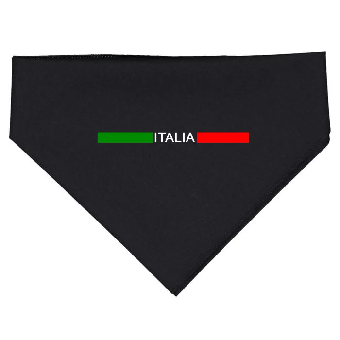 Italy Soccer Strip Logo Euro Italia USA-Made Doggie Bandana