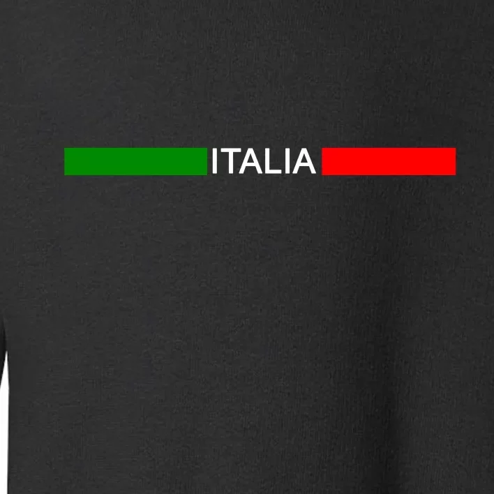 Italy Soccer Strip Logo Euro Italia Toddler Sweatshirt