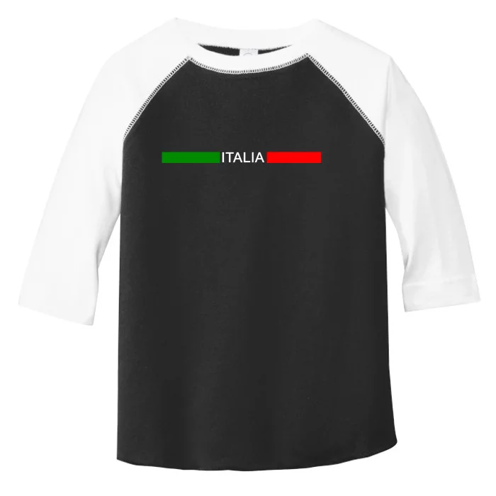 Italy Soccer Strip Logo Euro Italia Toddler Fine Jersey T-Shirt