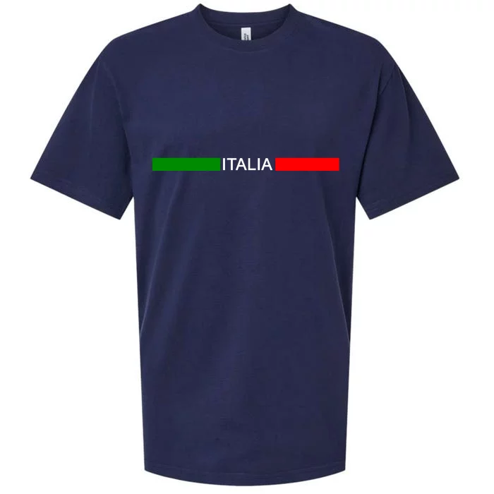 Italy Soccer Strip Logo Euro Italia Sueded Cloud Jersey T-Shirt