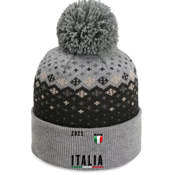 Italy Soccer Team Jersey Italia Flag The Baniff Cuffed Pom Beanie