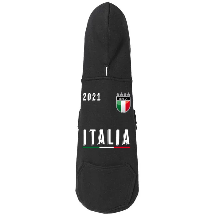 Italy Soccer Team Jersey Italia Flag Doggie 3-End Fleece Hoodie