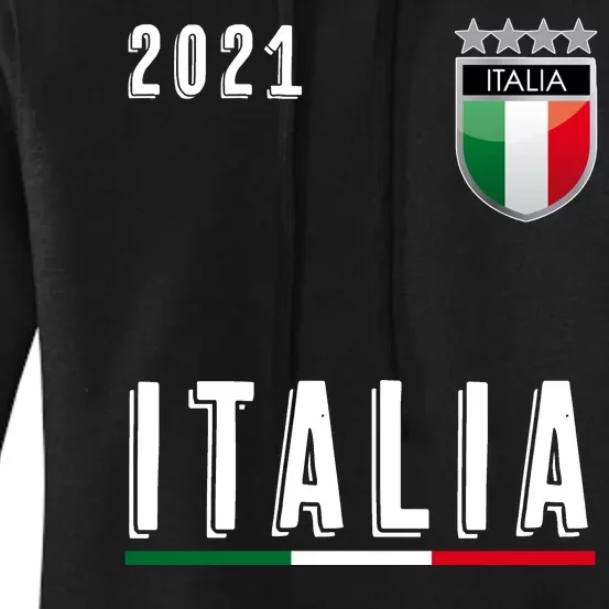 Italy Soccer Team Jersey Italia Flag Women's Pullover Hoodie