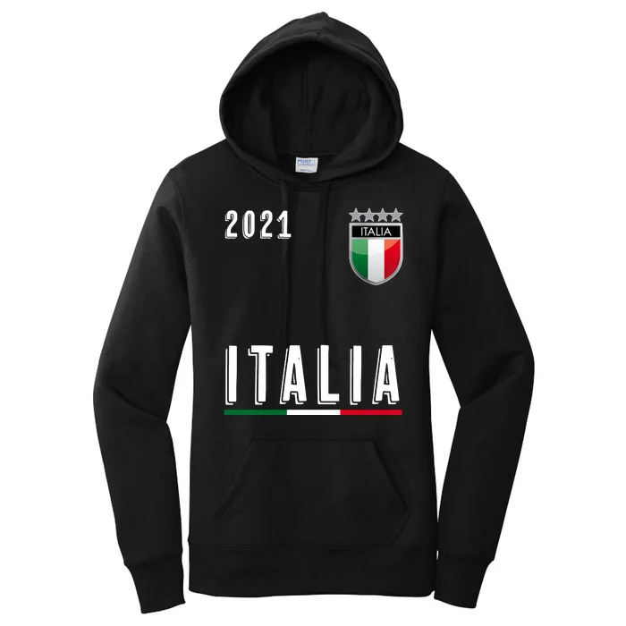 Italy Soccer Team Jersey Italia Flag Women's Pullover Hoodie