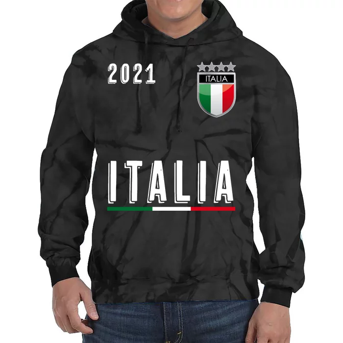 Italy Soccer Team Jersey Italia Flag Tie Dye Hoodie