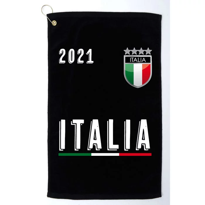 Italy Soccer Team Jersey Italia Flag Platinum Collection Golf Towel