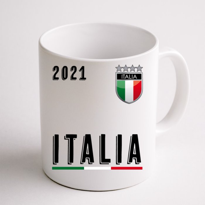 Italy Soccer Team Jersey Italia Flag Front & Back Coffee Mug