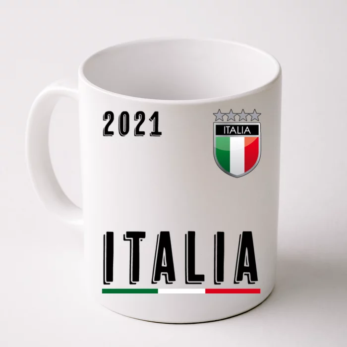 Italy Soccer Team Jersey Italia Flag Front & Back Coffee Mug