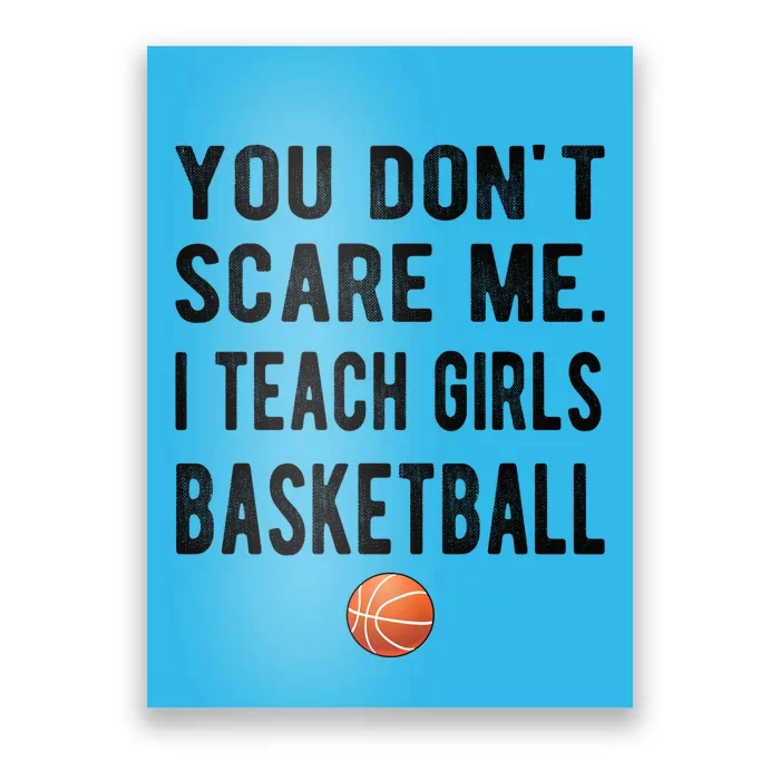 I Teach Basketball Coach Basketball Coaching Great Gift Poster