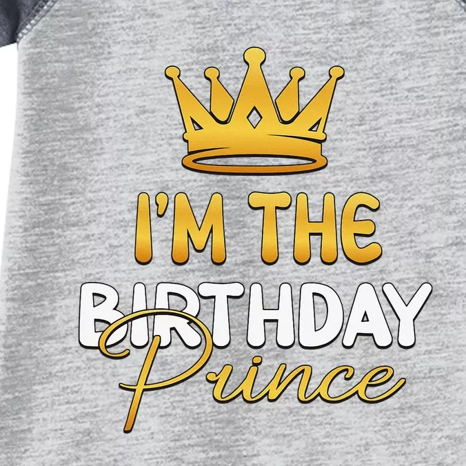 I'm The Birthday Prince Bday Party Idea For Him Infant Baby Jersey Bodysuit