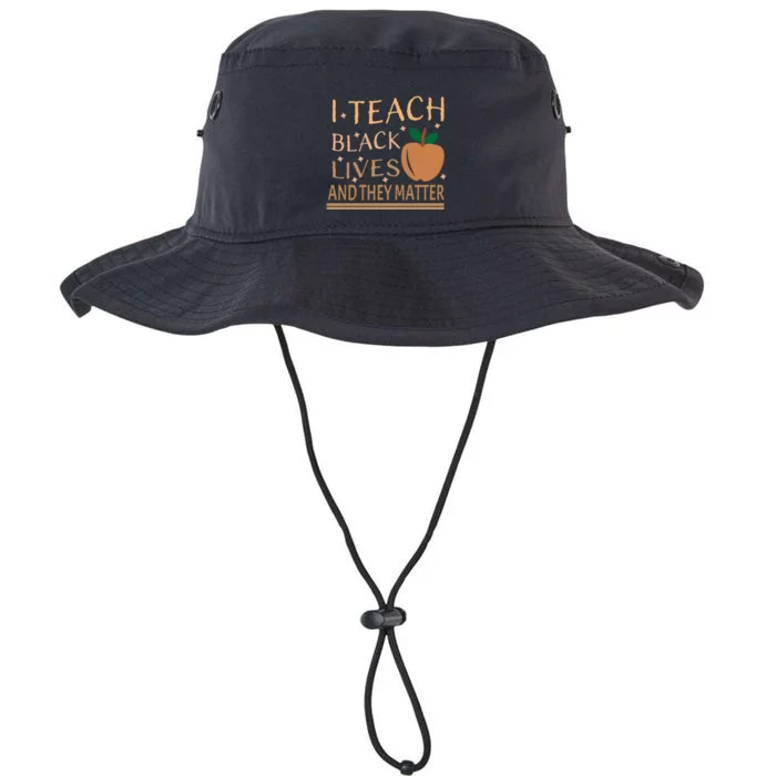 I Teach Black Lives And They Matter Black History Month Legacy Cool Fit Booney Bucket Hat