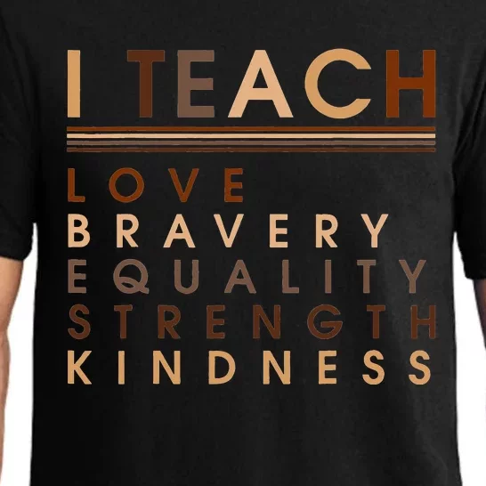 I Teach Black Lives And They Matter African History Teacher Pajama Set