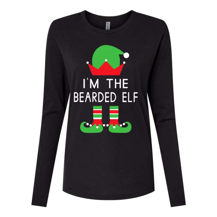 Im The Bearded Elf Funny Christmas Womens Cotton Relaxed Long Sleeve T-Shirt