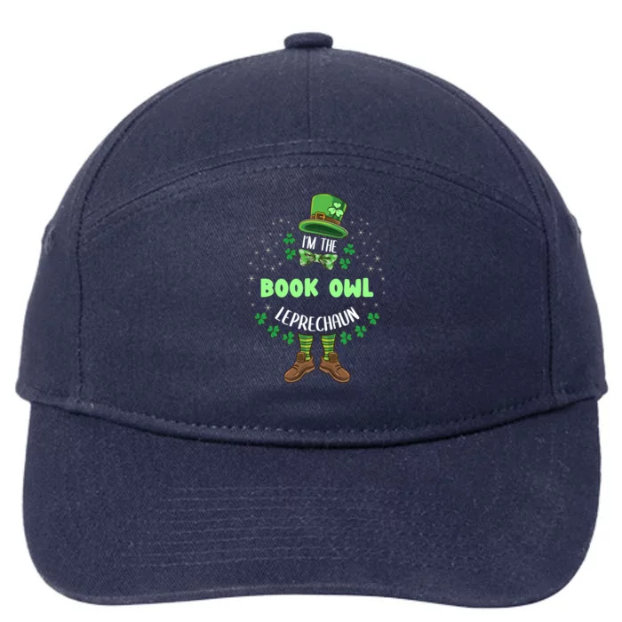 Im The Book Owl Leprechaun St Patricks Day Gift 7-Panel Snapback Hat