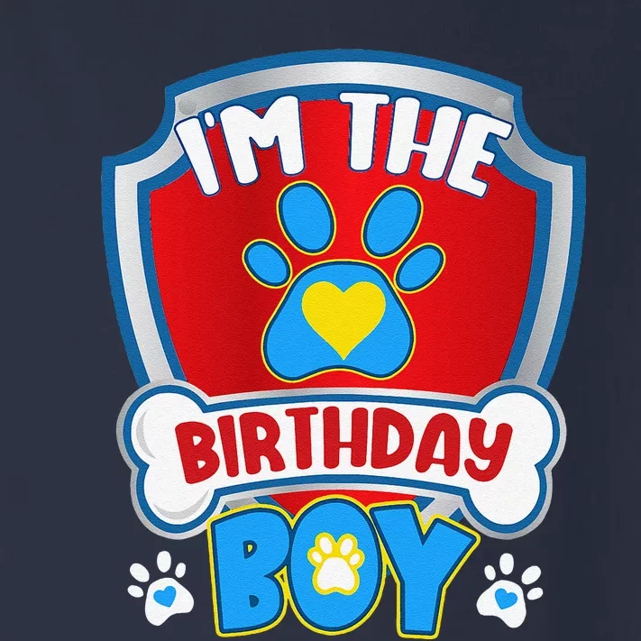 Im The Birthday Boy Dog Paw Family Matching Toddler Long Sleeve Shirt